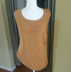 Brown Sleeveless Sweater